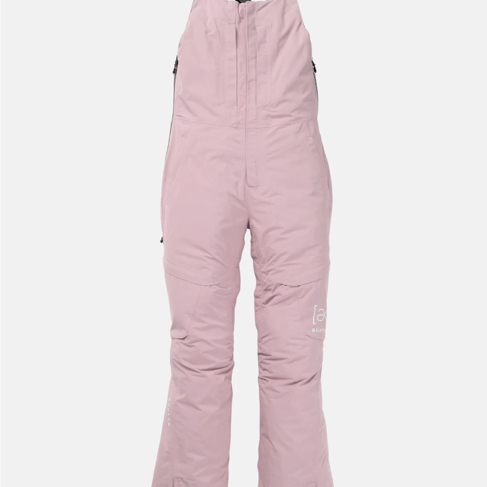 Burton Medium Black and Pink Gore-Tex Snow Bib